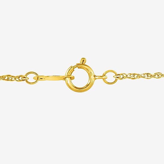 Womens 1/4 CT. T.W. Lab Grown White Diamond 14K Gold Over Silver Sterling Silver Cross 18 Inch Pendant Necklace