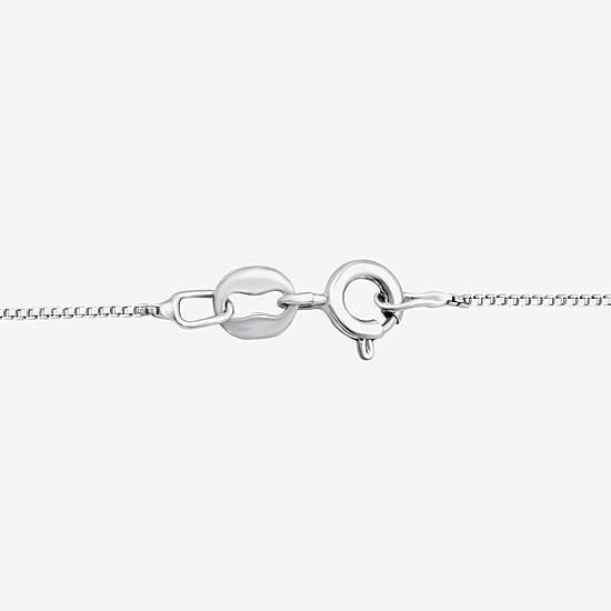 Linear Womens 1/2 CT. T.W. Lab Grown White Diamond Sterling Silver 18 Inch Pendant Necklace