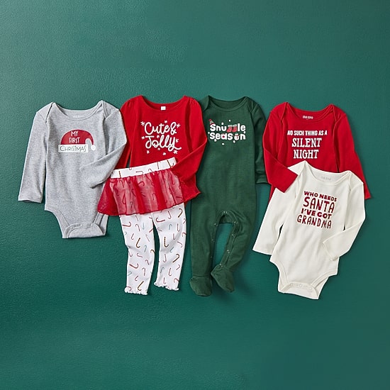 Okie Dokie Baby Unisex Crew Neck Long Sleeve Rib Bodysuit