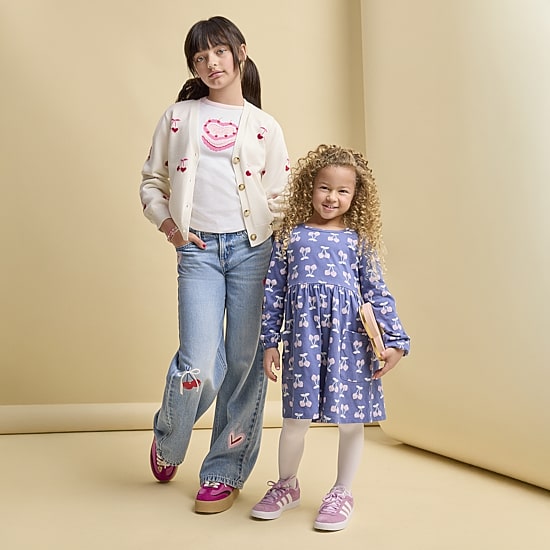 Thereabouts Little Girls Long Sleeve A-Line Dress
