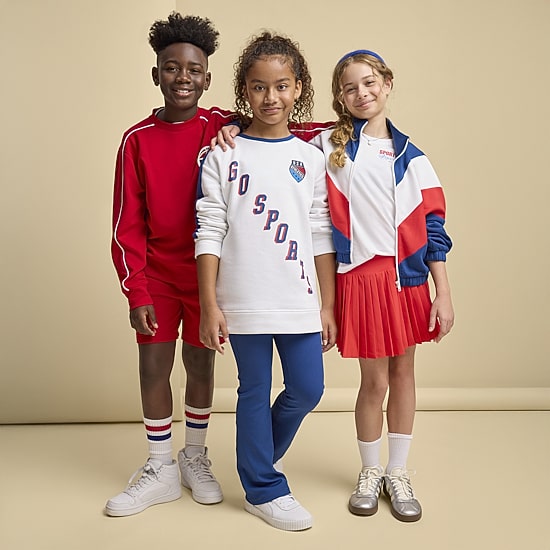 Xersion Little & Big Kid Girls Crew Neck Short Sleeve Regular Fit Graphic T-Shirt