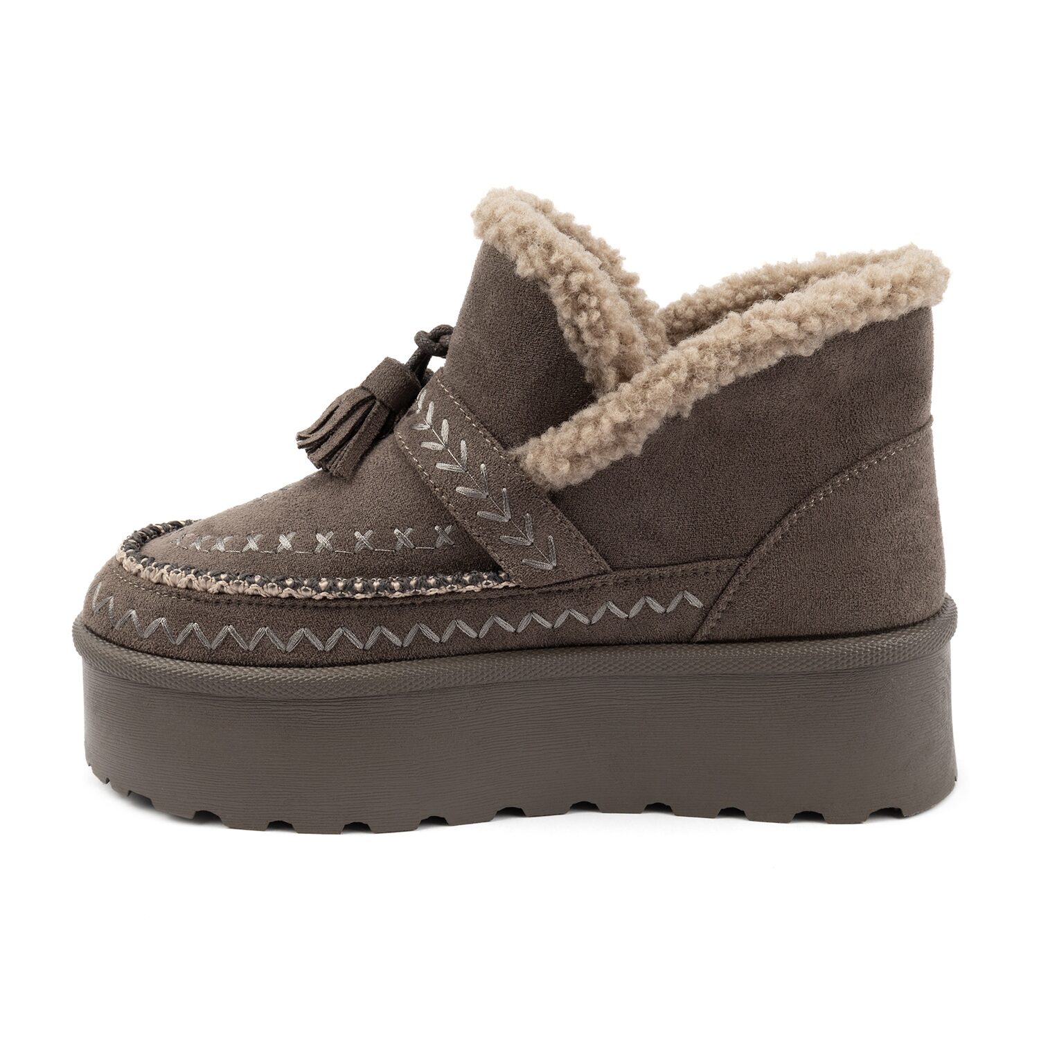Olivia & Kate Womens Setton Chunky Heel Winter Boots
