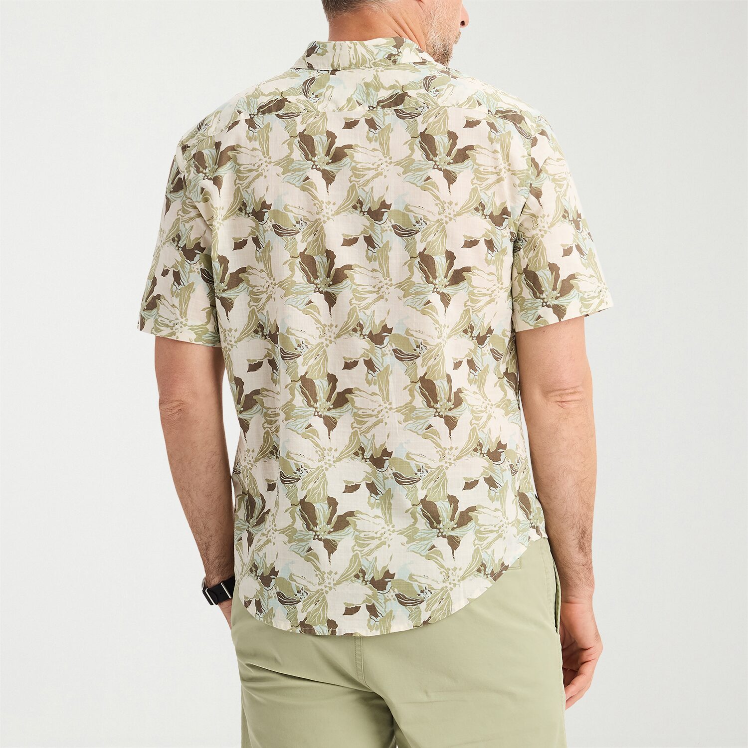 Dockers Ultimate Mens Short Sleeve Regular Fit Button-Down Shirt