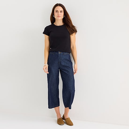 Liz Claiborne Womens Crew Neck Short Sleeve T-Shirt