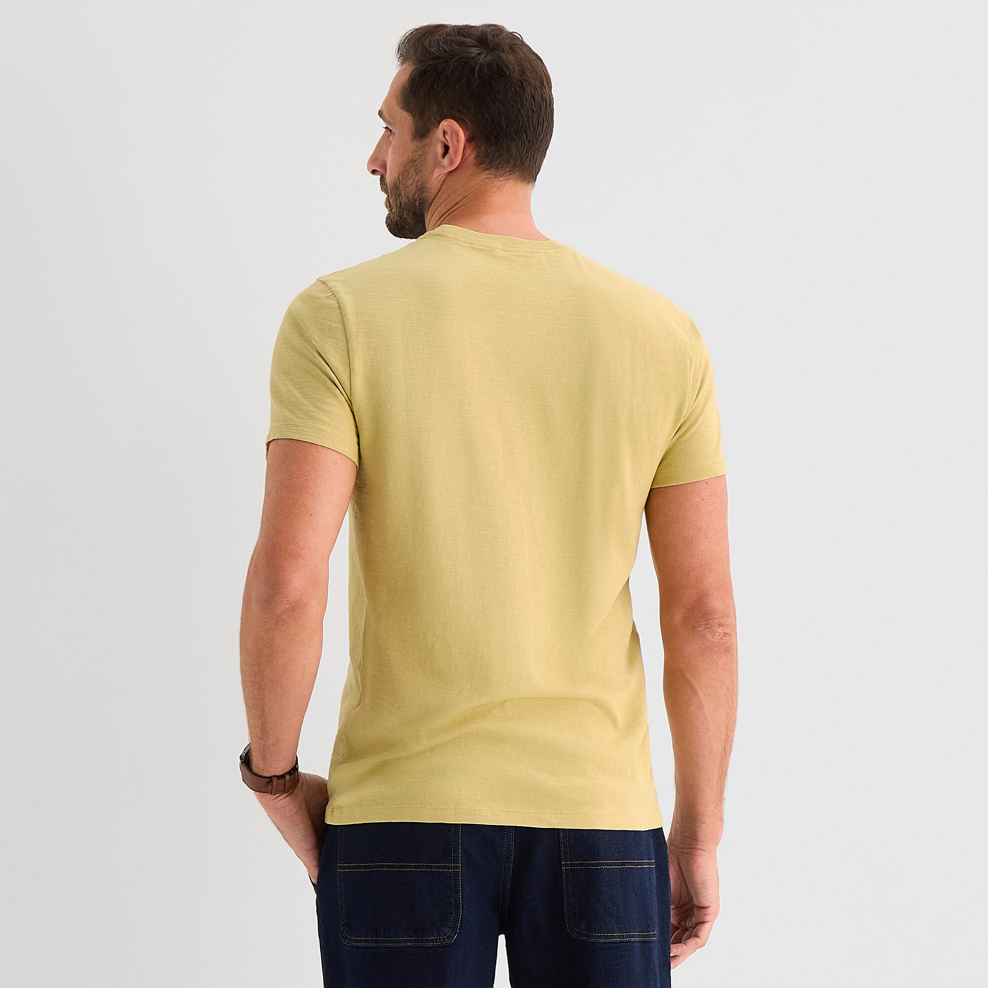 mutual weave Mens Crew Neck Short Sleeve T-Shirt