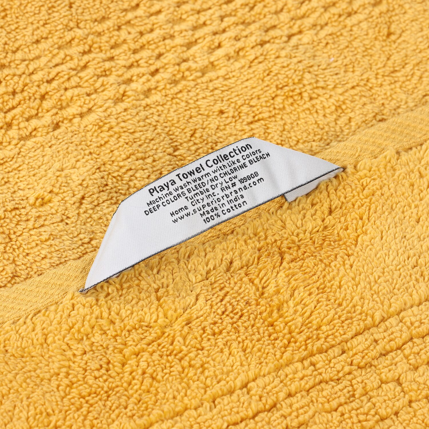 SUPERIOR® Playa Collection | 100% Cotton 6-pc. Solid Hand Towel