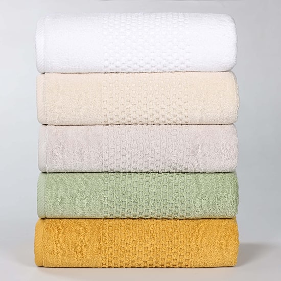 SUPERIOR® Playa Collection | 100% Cotton 3-pc. Quick Dry Solid Bath Towel Set