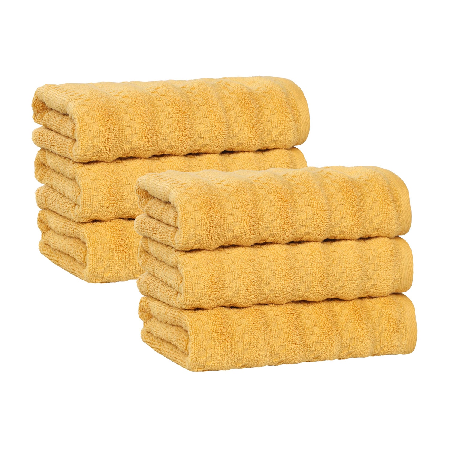 SUPERIOR® Zuma Collection | 100% Cotton 6-pc. Solid Hand Towel