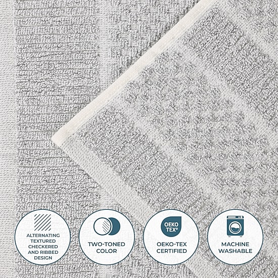 SUPERIOR® Naples Collection 8-pc. Quick Dry Solid Bath Towel Set