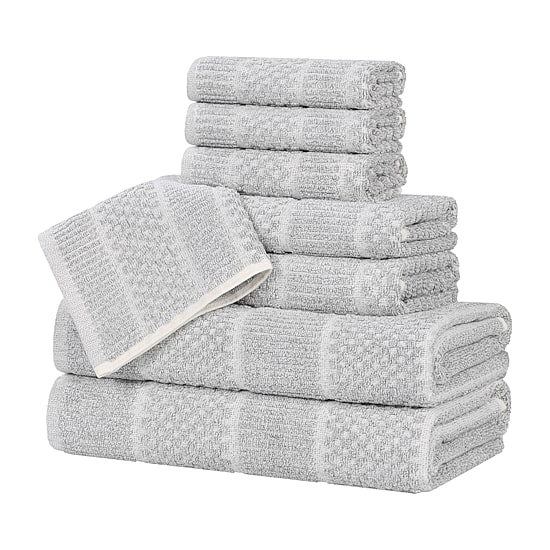SUPERIOR® Naples Collection 8-pc. Quick Dry Solid Bath Towel Set