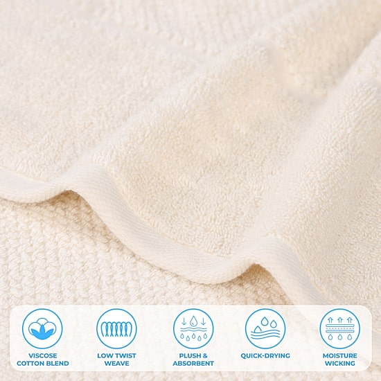 SUPERIOR® Mile Collection 6-pc. Quick Dry Solid Bath Towel Set