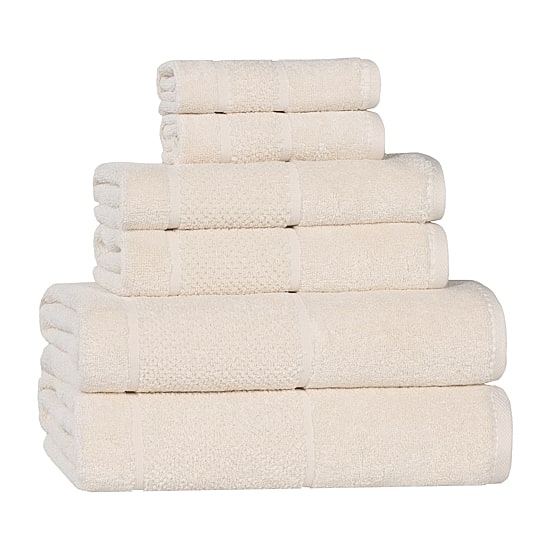 SUPERIOR® Mile Collection 6-pc. Quick Dry Solid Bath Towel Set
