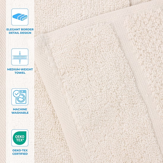 SUPERIOR® Mile Collection 6-pc. Quick Dry Solid Bath Towel Set
