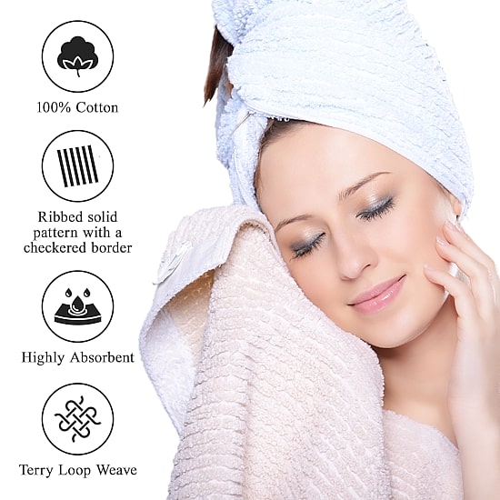 SUPERIOR® Soho Collection | 3-pc. Quick Dry Solid Bath Towel Set