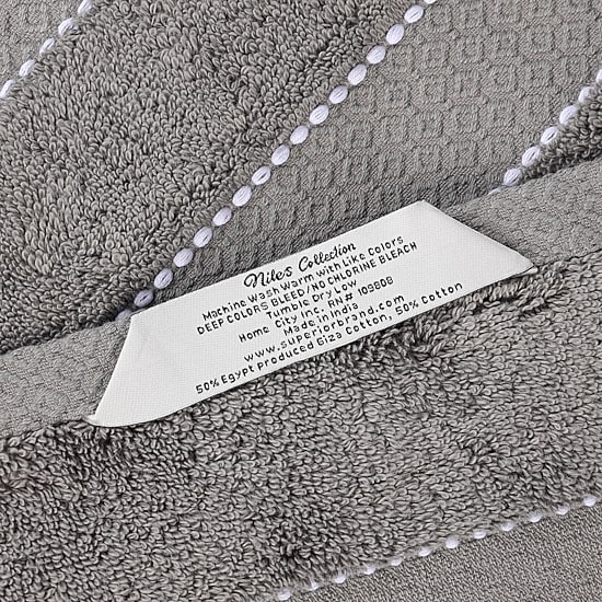SUPERIOR® Niles Collection | Egyptian Giza Cotton 12-pc. Quick Dry Washcloth
