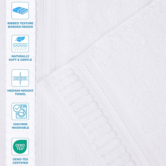 SUPERIOR® Venice Collection | 100% Cotton 6-pc. Hand Towel