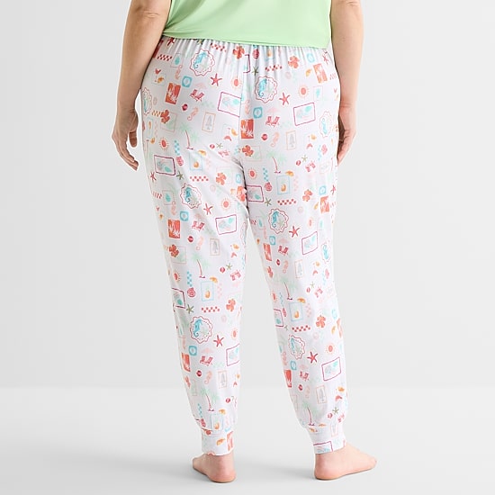 Sleep Chic Womens Plus Pajama Pants