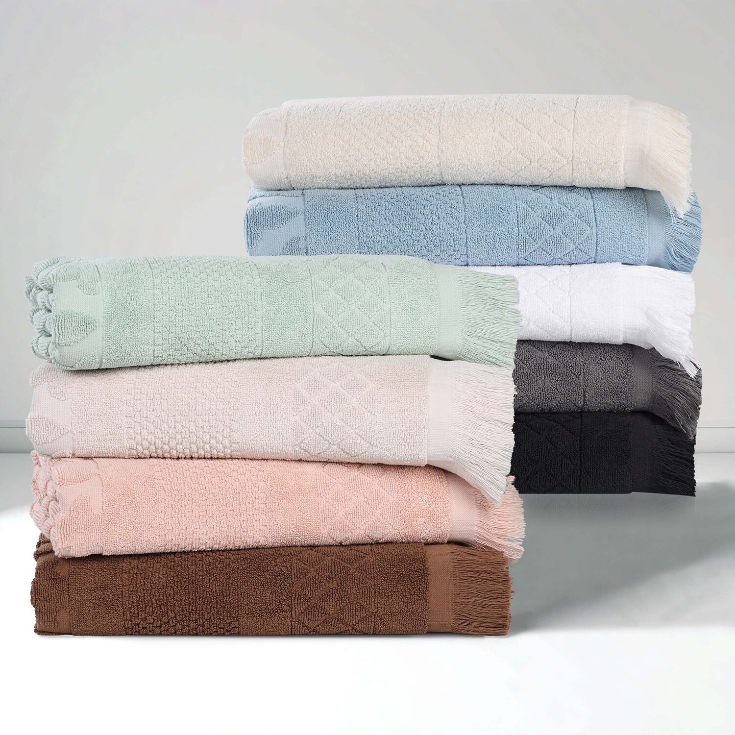SUPERIOR® Rolla Collection | 100% Cotton 12-pc. Quick Dry Washcloth