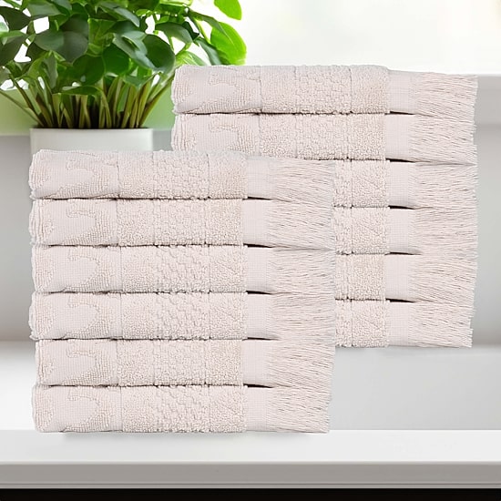 SUPERIOR® Rolla Collection | 100% Cotton 12-pc. Quick Dry Washcloth