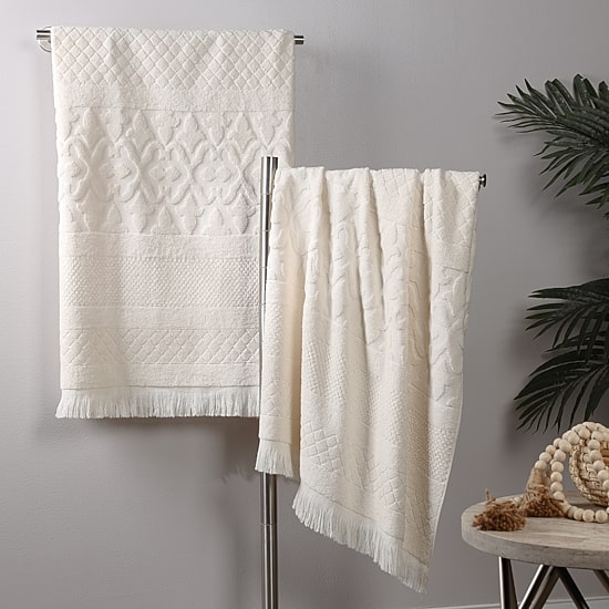 SUPERIOR® Rolla Collection | 100% Cotton 2-pc. Bath Sheet