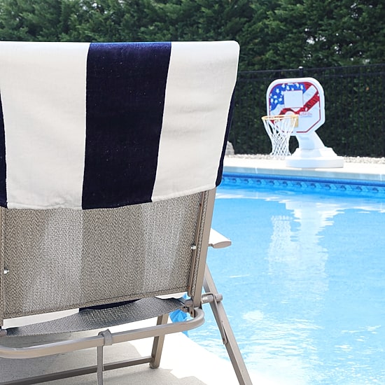 SUPERIOR® Cabana Collection | 100% Cotton Quick Dry Cabana Towel & Lounge Chair Cover
