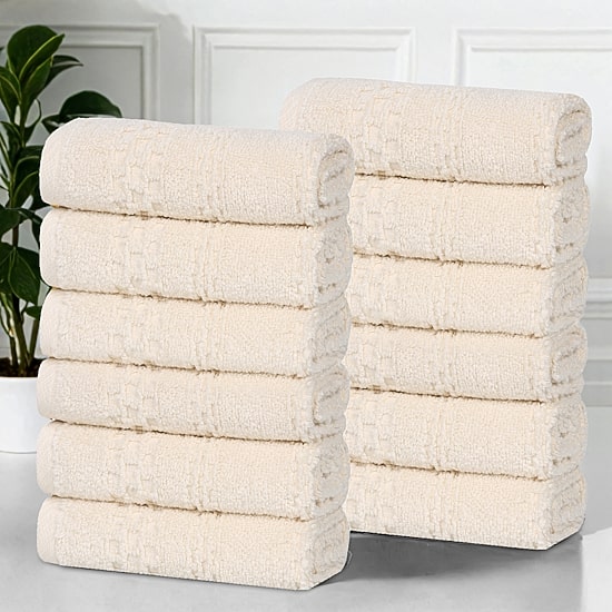 SUPERIOR® Playa Collection | 100% Cotton 12-pc. Quick Dry Washcloth