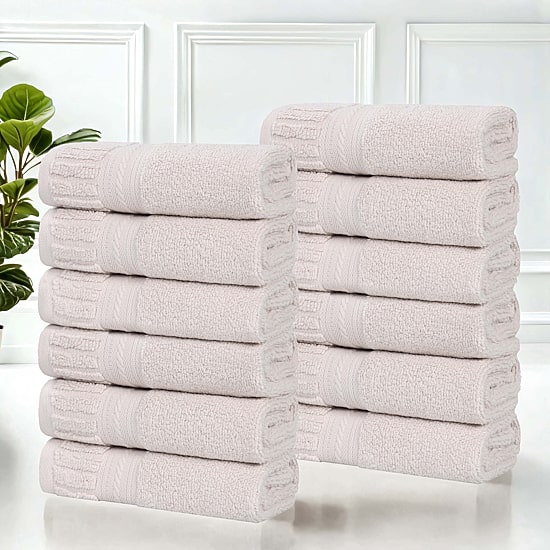 SUPERIOR® Venice Collection | 100% Cotton 12-pc. Quick Dry Washcloth