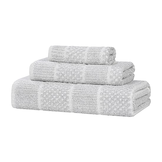 SUPERIOR® Naples Collection 3-pc. Quick Dry Solid Bath Towel Set