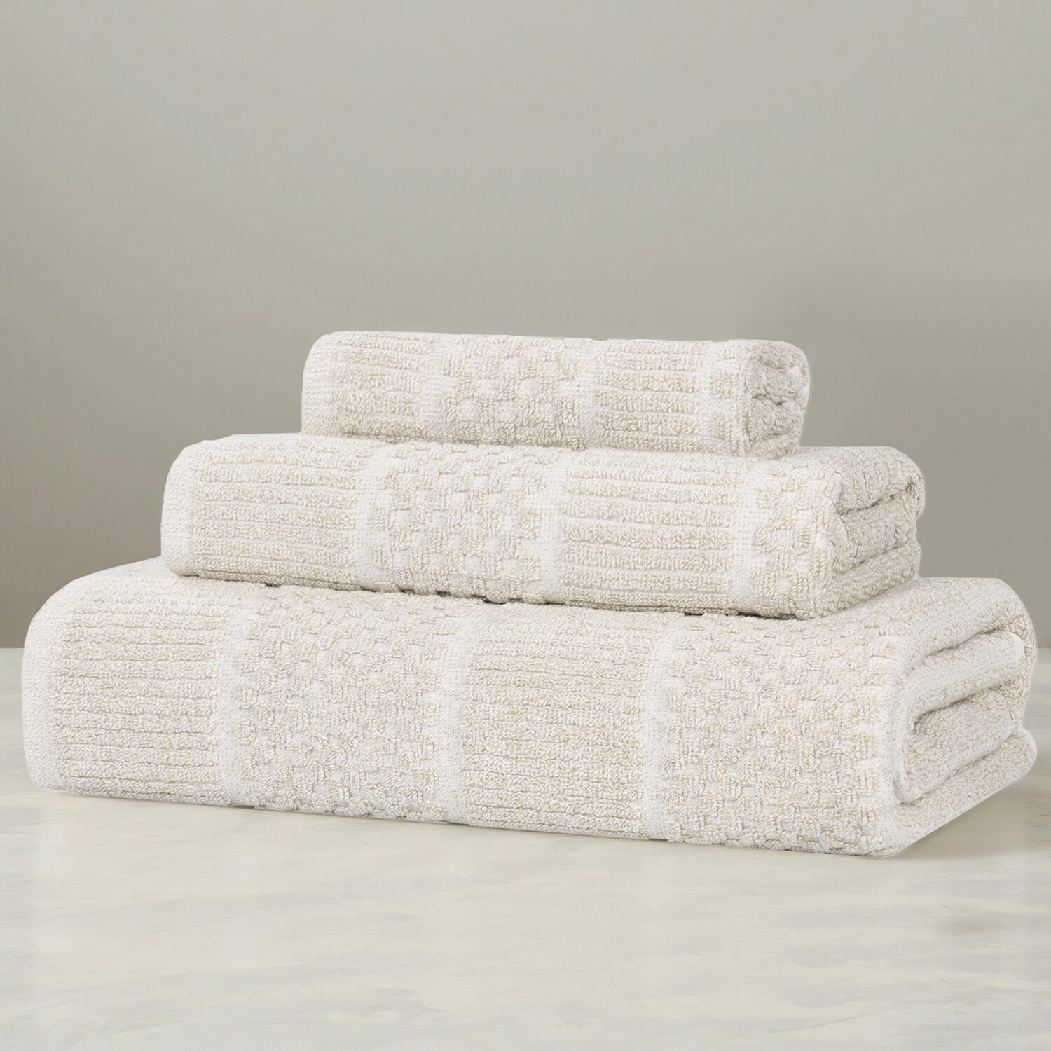 SUPERIOR® Naples Collection 3-pc. Quick Dry Solid Bath Towel Set