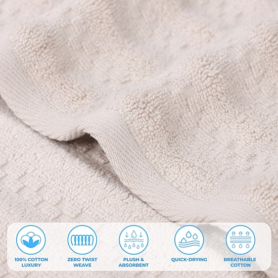 SUPERIOR® Zuma Collection | 100% Cotton 2-pc. Quick Dry Bath Towel