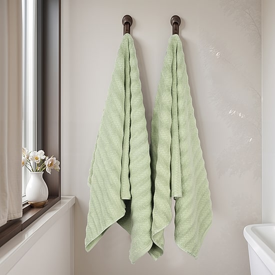 SUPERIOR® Zuma Collection | 100% Cotton 2-pc. Bath Sheet