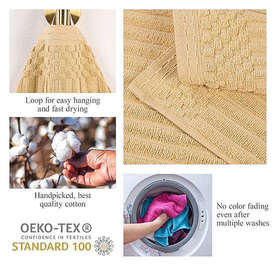 SUPERIOR® Soho Collection | 8-pc. Quick Dry Solid Bath Towel Set