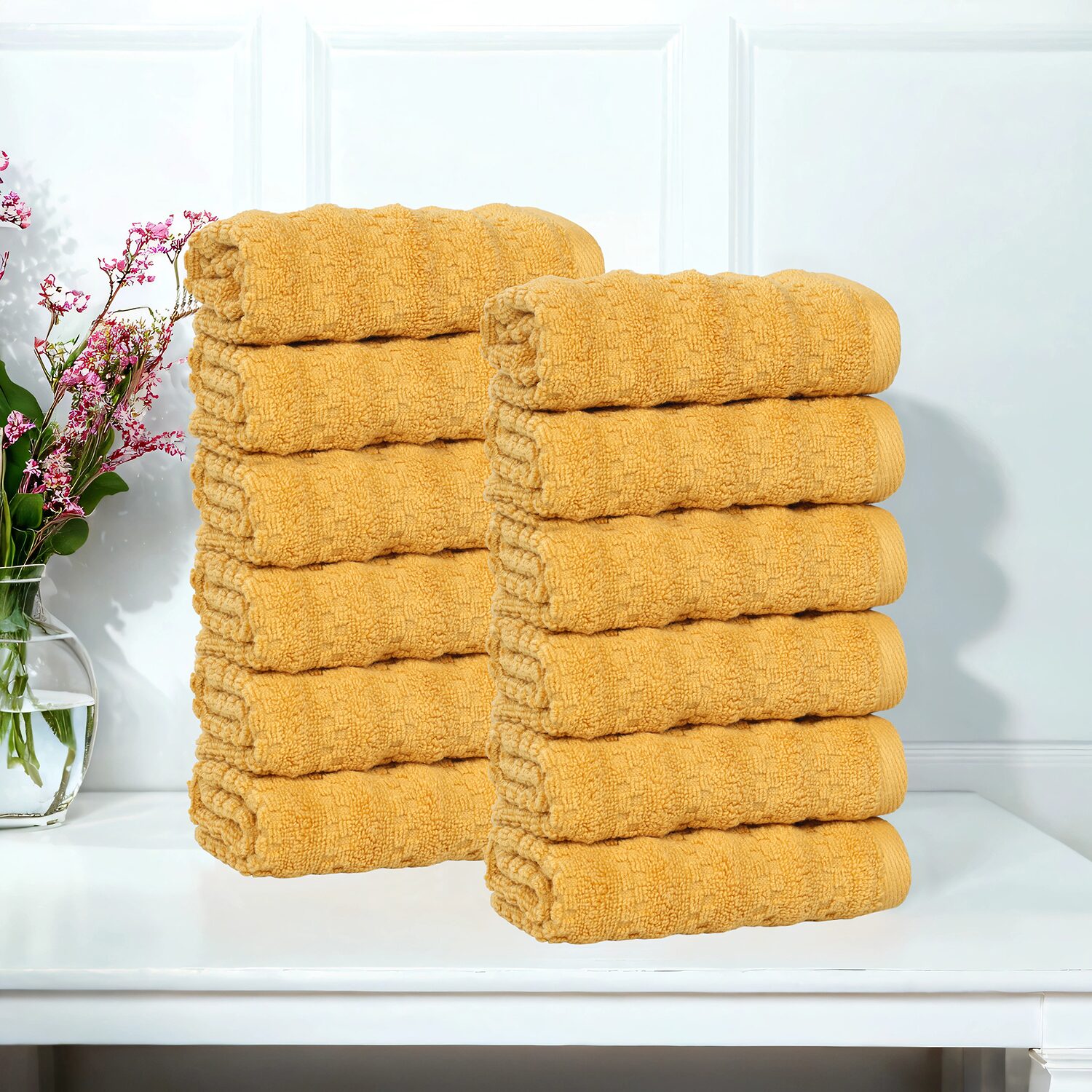 SUPERIOR® Zuma Collection | 100% Cotton 12-pc. Quick Dry Washcloth