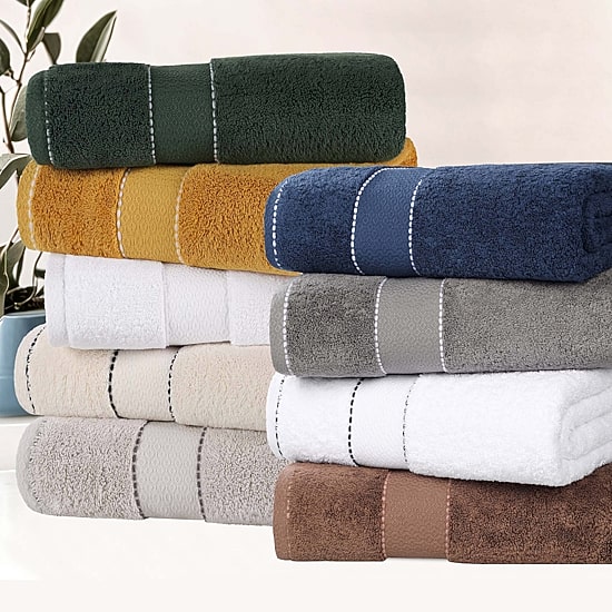 SUPERIOR® Niles Collection | Egyptian Giza Cotton 6-pc. Solid Hand Towel