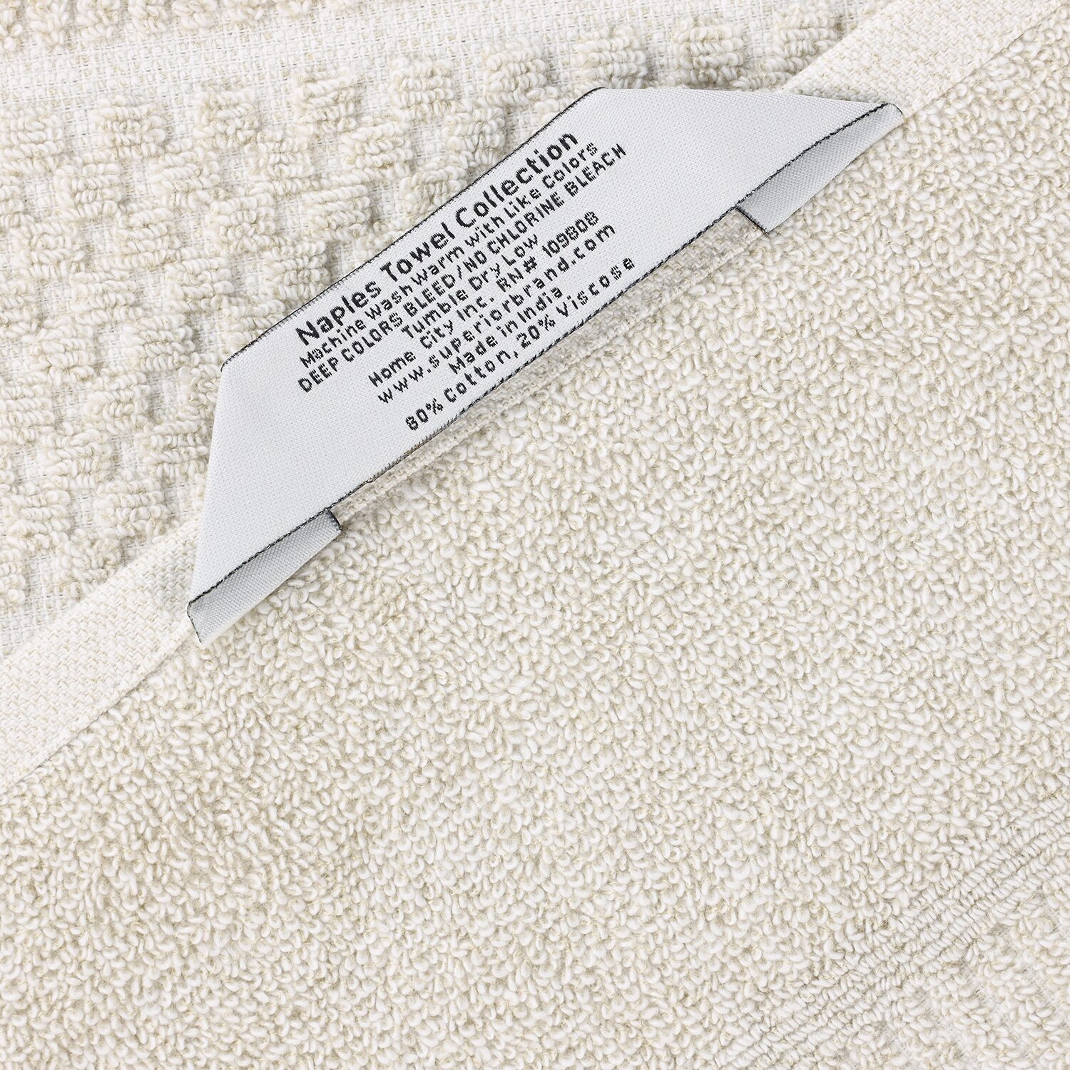 SUPERIOR® Naples Collection 6-pc. Solid Hand Towel