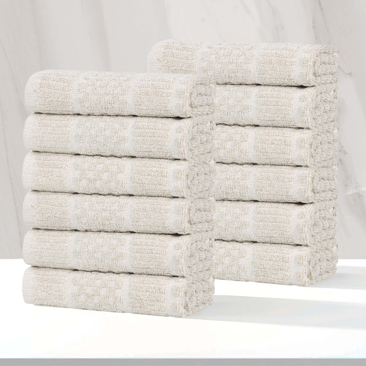 SUPERIOR® Naples Collection 12-pc. Quick Dry Washcloth