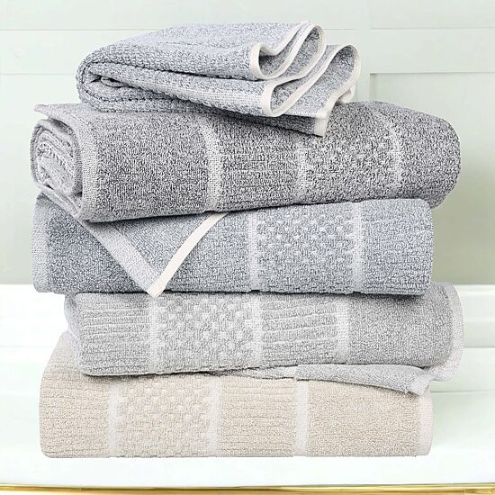 SUPERIOR® Naples Collection 12-pc. Quick Dry Solid Bath Towel Set