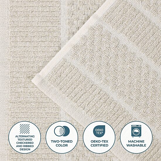 SUPERIOR® Naples Collection 12-pc. Quick Dry Solid Bath Towel Set