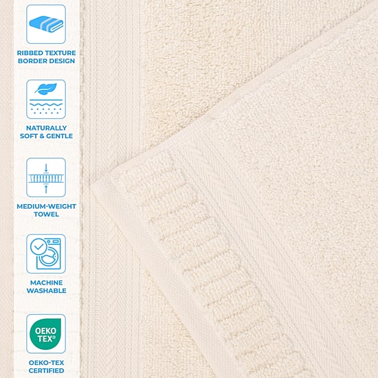 SUPERIOR® Venice Collection | 100% Cotton 2-pc. Bath Sheet