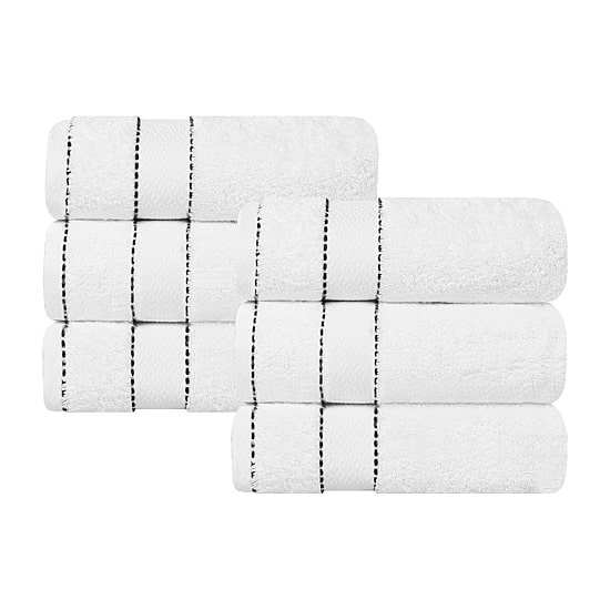 SUPERIOR® Niles Collection | Egyptian Giza Cotton 6-pc. Solid Hand Towel