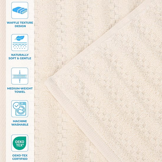 SUPERIOR® Zuma Collection | 100% Cotton 9-pc. Quick Dry Solid Bath Towel Set
