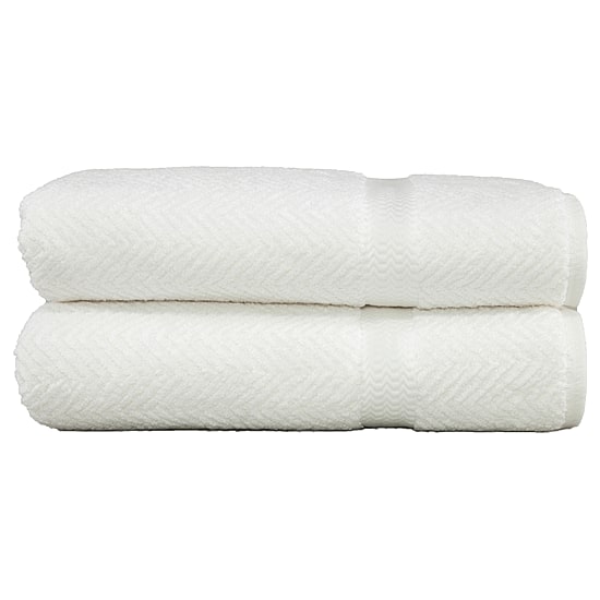 Linum Home Textiles Herringbone 2-pc Bath Towel Set