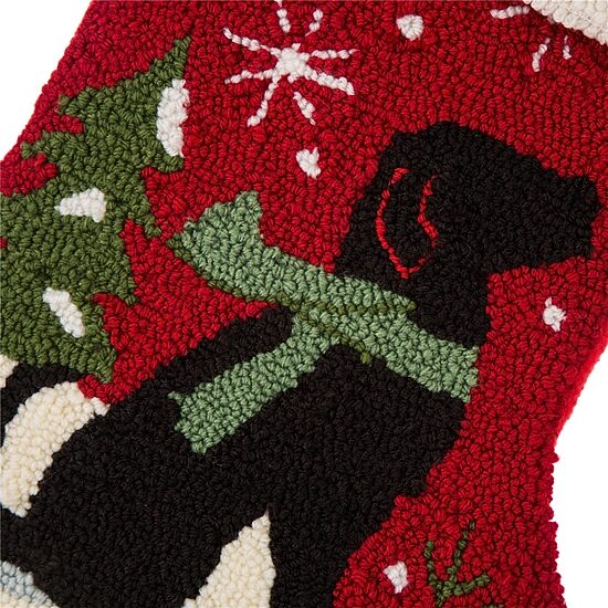 Glitzhome Dog Christmas Stocking