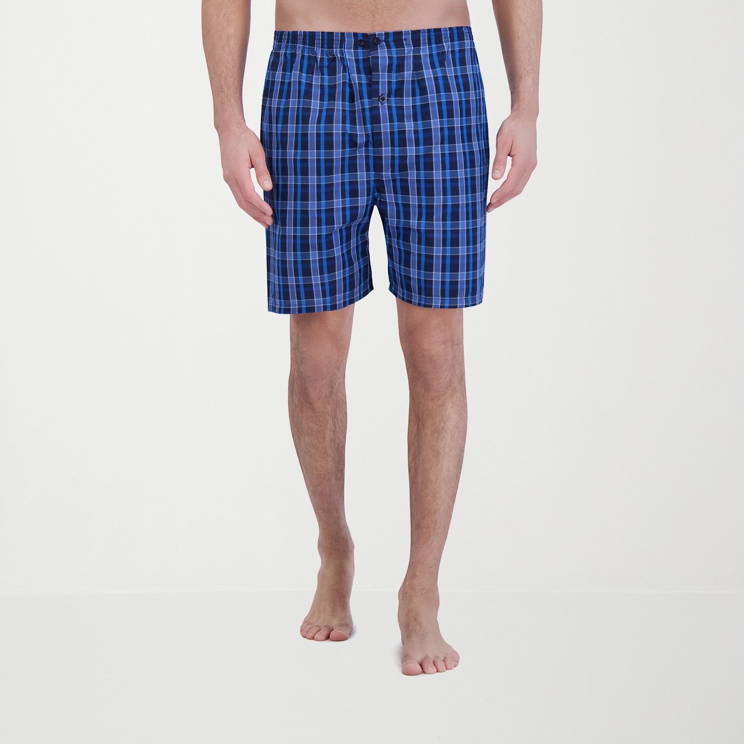 Hanes Mens V-Neck Short Sleeve 2-pc. Pajama Sets
