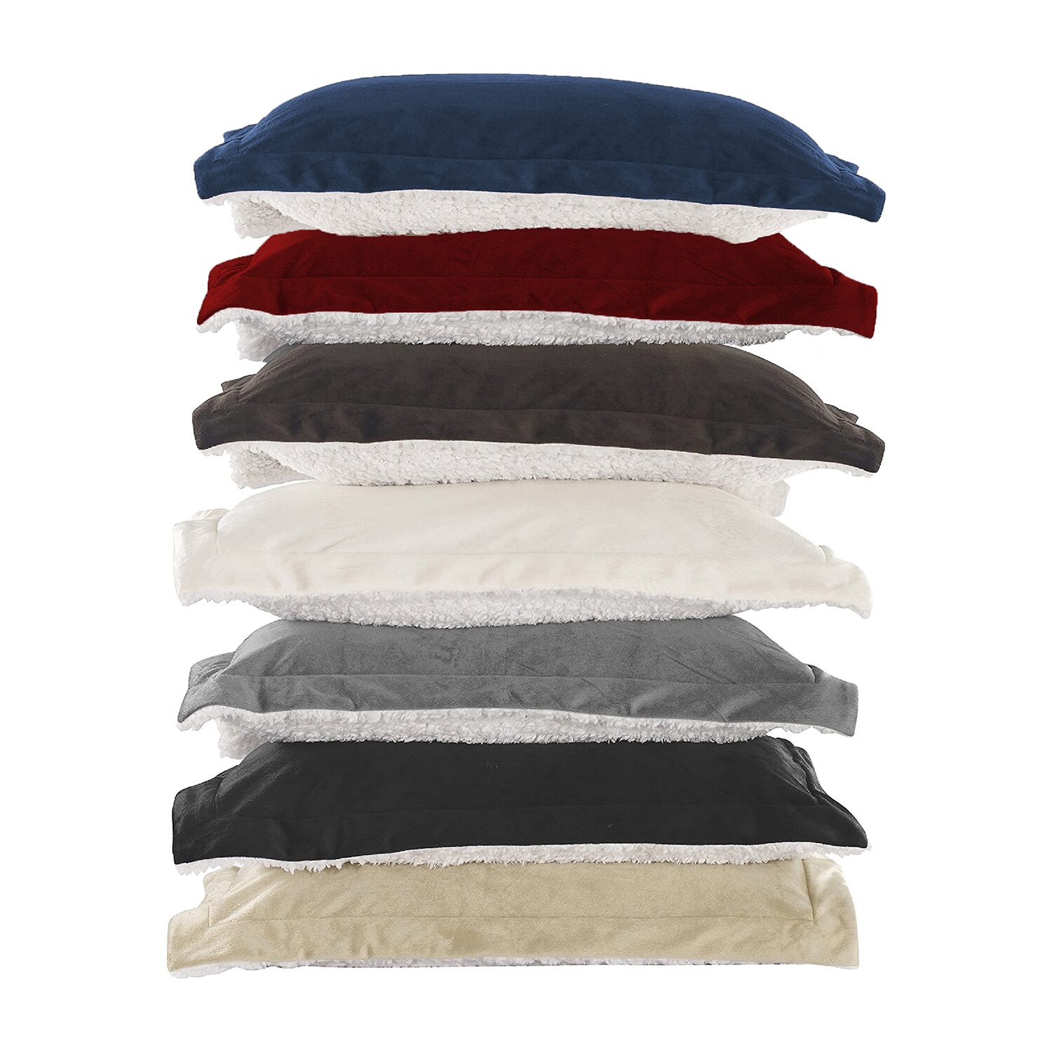 Swift Home Reversible Micro-Mink And Sherpa Midweight Down Alternative Comforter Set