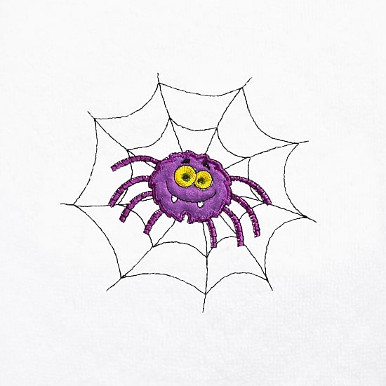Linum Home Textiles Spider Embroidered 2-pc. Hand Towel