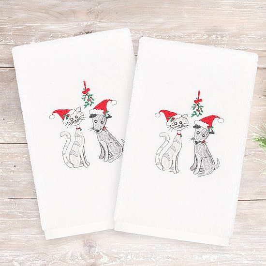 Linum Home Textiles Xas Cute Couple 2-pc. Hand Towel