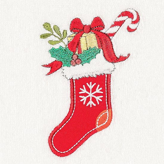 Linum Home Textiles Christmas Stocking 2-pc. Hand Towel