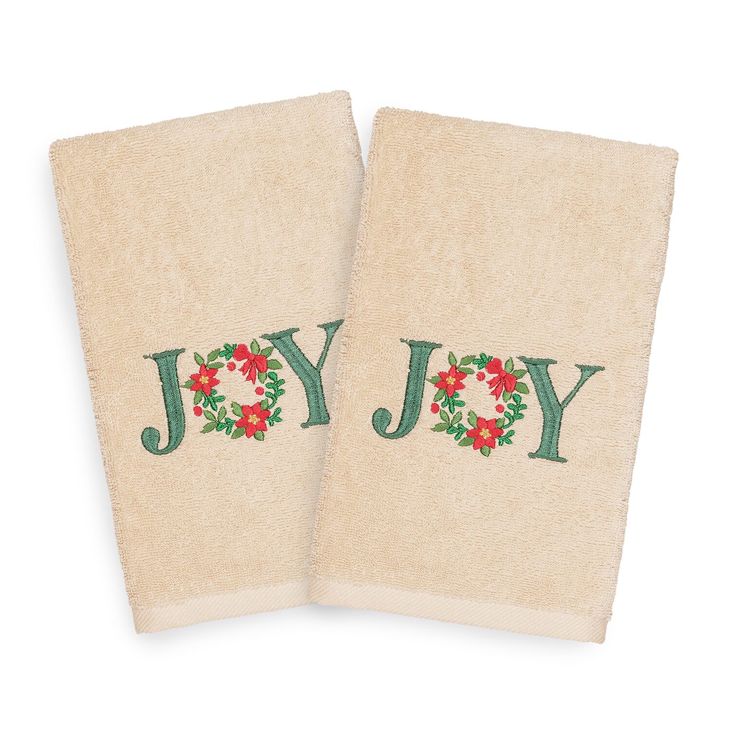 Linum Home Textiles Christmas Joy 2-pc. Hand Towel