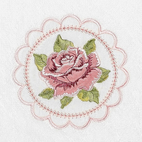 Linum Home Textiles Rosalee Embroidered 2-pc. Hand Towel